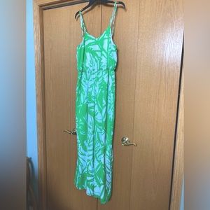 Lily Pulitzer for Target, green palm jumpsuit romper